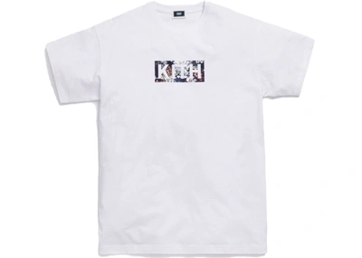 Pre-owned Kith Floral Classic Logo Tee (fw19) White
