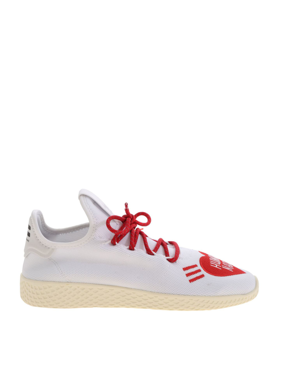 Adidas Originals By Pharrell Williams Human Race X Human Made Sneakers In White Modesens