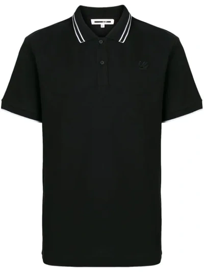 Mcq By Alexander Mcqueen Mcq Alexander Mcqueen Swallow Patch Polo Shirt In Black
