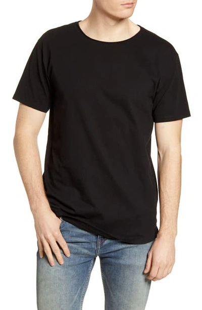 Scotch & Soda Men's Solid Organic Cotton T-shirt In Black
