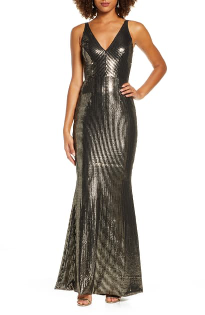 dress the population harper mermaid gown
