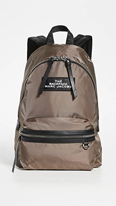 Marc Jacobs The Large Nylon Backpack In Cement