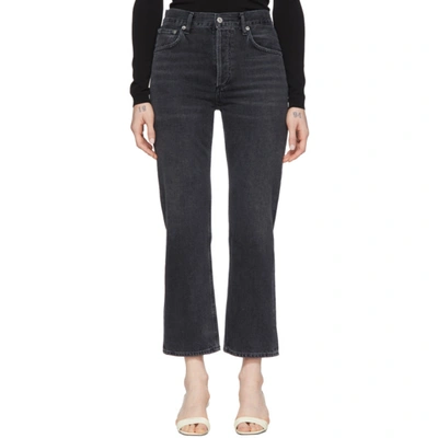 Agolde Ripley Ankle Straight Jeans In Photogram