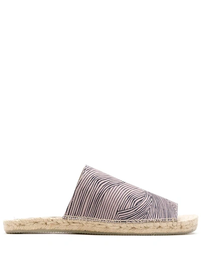Amir Slama X Cervera Printed Mules In Neutrals