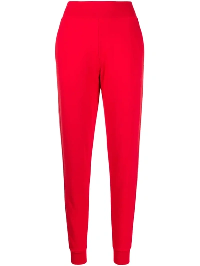 Karl Lagerfeld Jersey Track Trousers In Red