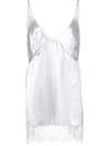 Khaite Emi Lace-trimmed Satin Camisole In White