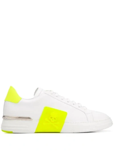 Philipp Plein Phantom Kick$ Sneakers In White