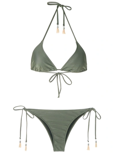 Lygia & Nanny Maya Bikini Set In Green