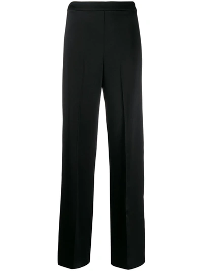 Pinko Satin Trousers In Black