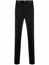 Givenchy Tapered Wool-twill Trousers In 黑色
