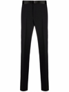 Givenchy Tapered Wool-twill Trousers In Black