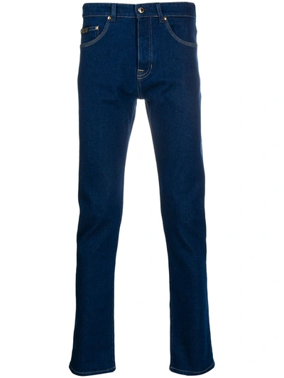 Versace Jeans Couture Straight Leg Jeans In Blue