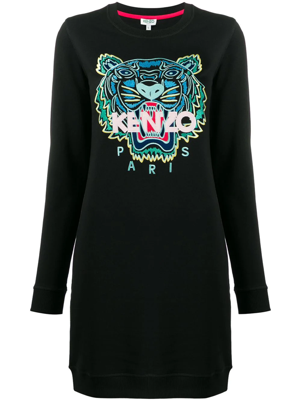 tiger embroidered sweatshirt