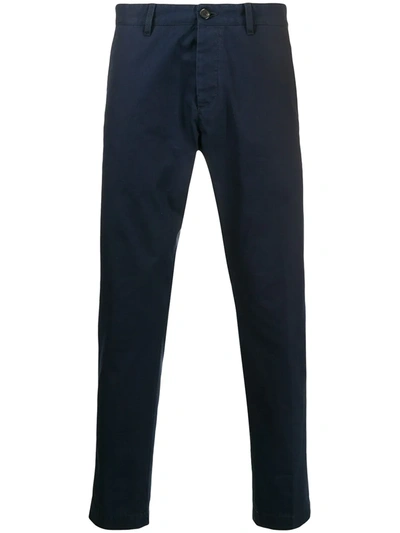 Dsquared2 Slim Cropped Trousers In Blue
