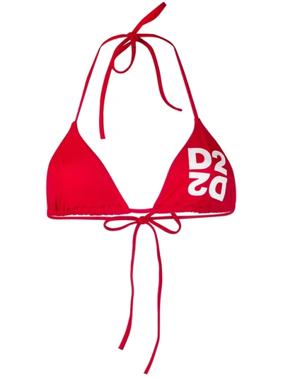 Dsquared2 Logo Bikini In Red