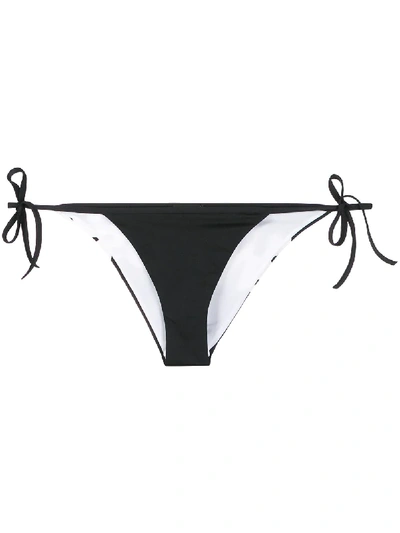 Dsquared2 Logo Bikini Bottoms In 黑色