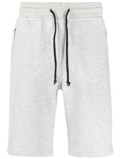 Brunello Cucinelli Plain Track Shorts In Grey