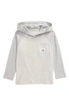 Quiksilver Kids' Michi Hooded Pullover In Light Grey Heather