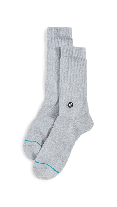 Stance Icon Crew Socks In Grey