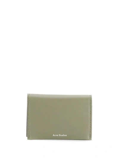 Acne Studios Bifold Cardholder 深绿色/黑色 In Green