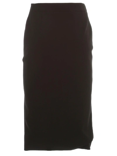Moschino Pencil Skirt Cady In Black