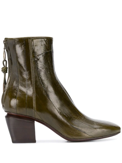 Officine Creative Vinciene Ankle Boots In Green