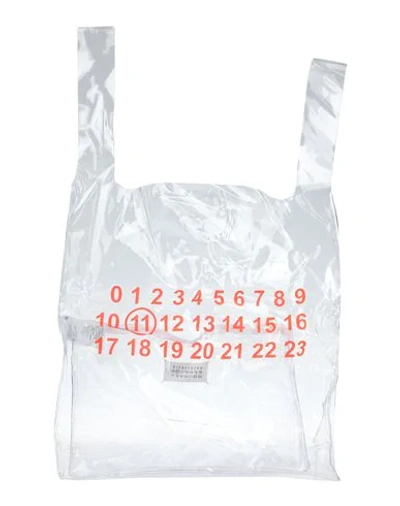 Maison Margiela Handbag In Transparent