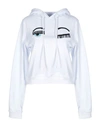 Chiara Ferragni Hooded Sweatshirt In White