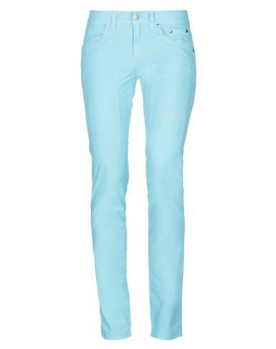 Jeckerson Casual Pants In Turquoise