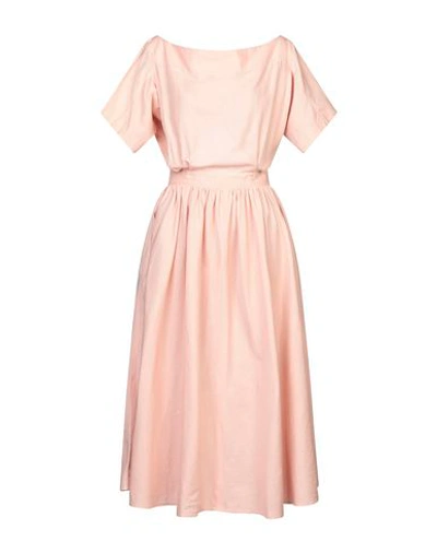 Tome 3/4 Length Dresses In Light Pink