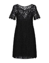 Ermanno Scervino Short Dresses In Black