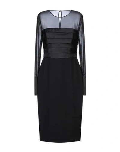 Max Mara Midi Dresses In Black