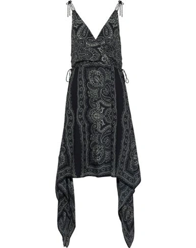 Haute Hippie Midi Dresses In Black