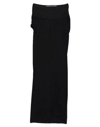 Rick Owens Long Skirts In Black