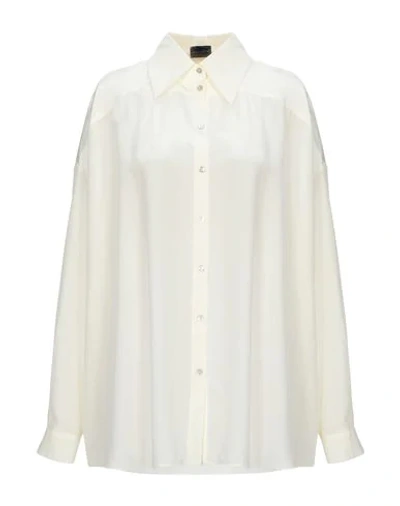 Magda Butrym Shirts In Ivory