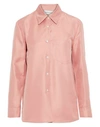 Mansur Gavriel Silk Shirts & Blouses In Pale Pink