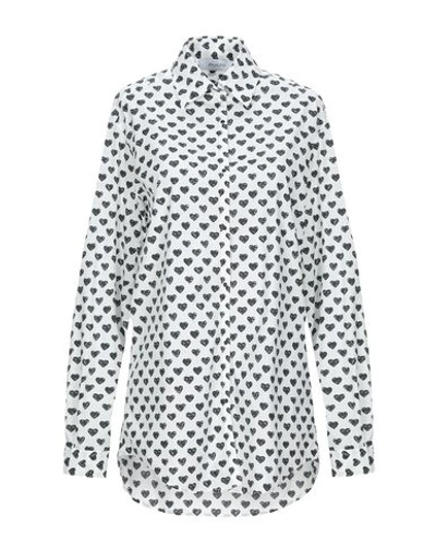 Aglini Patterned Shirts & Blouses In White