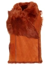 Yves Salomon Jackets In Tan