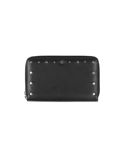 Versace Document Holder In Black