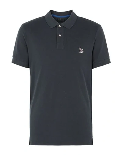 Paul Smith Polo Shirts In Dark Green