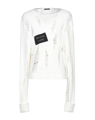 Christian Dada Sweaters In Ivory