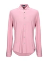 Drumohr Shirts In Pastel Pink