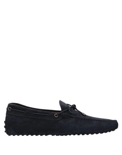 Tod's Loafers In Dark Blue