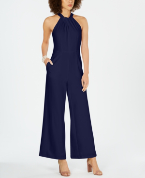 julia jordan halter wide leg jumpsuit