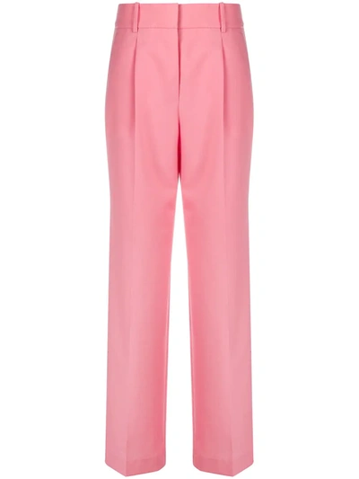 Givenchy Women's Masculine-fit Wool Trousers In Pink