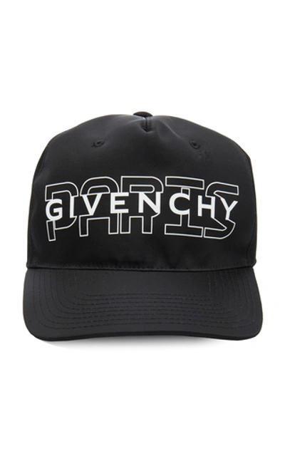 Givenchy Logo Embroidered Baseball Cap In Black/white