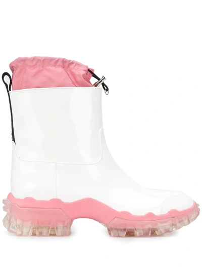 Moncler Women's Halma Rain Boots In White