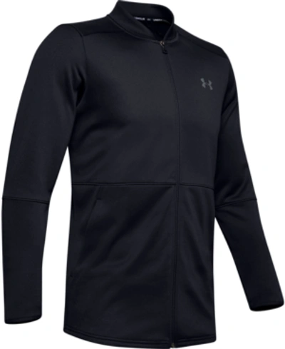 Under Armour Mk-1 Warm-up Performance Bomber Jacket In Black