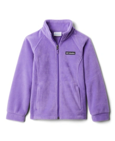 Columbia Kids' Toddler Girls Benton Springs Fleece Jacket In Grape Gum