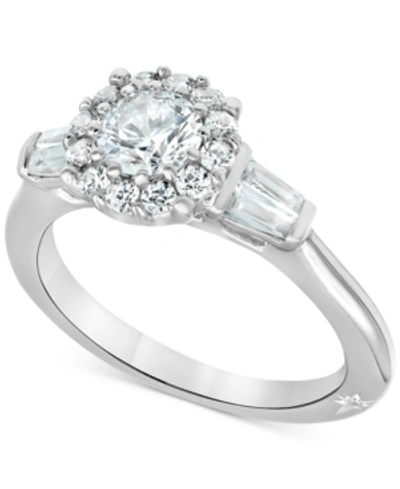 Marchesa Diamond Halo Engagement Ring (1-1/4 Ct. T.w.) In 18k White Gold